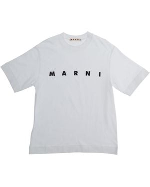 Marni Kids T-Shirt Cotton T-Shirts - White