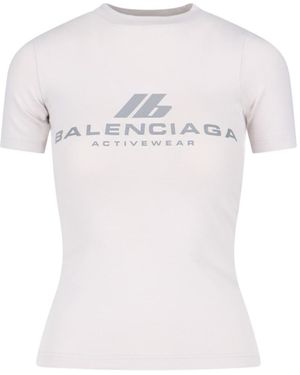 Balenciaga Activewear T-Shirt - White