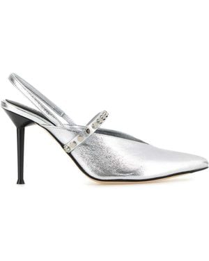 McQueen Leather Revel Pumps - White