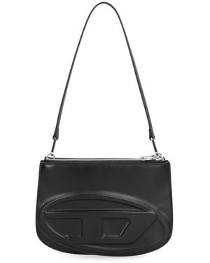DIESEL 1Dr Twin Leather Shoulder Bag - Black