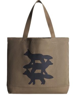 Maison Kitsuné Stunt Foxe Tote - Multicolor