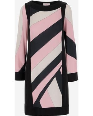 Emilio Pucci Boat Neckline Dress - Multicolour