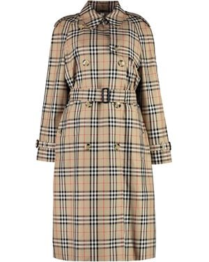 Burberry Trench Coat Cotton & Raincoats - Natural