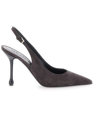 Le Plain Pumps With 90Mm Heel Suede For Heels - White