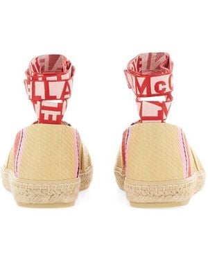Stella McCartney Espadrilles With Jute Sole Polyester Shoe - Pink