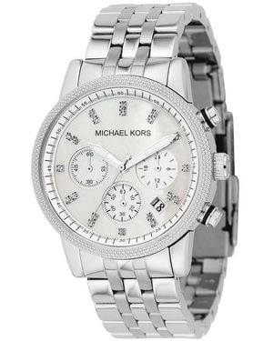 Michael Kors Classic Chronograph Accessories & Slg - Metallic