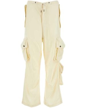 DARKPARK Cream Wool Blair Cargo Pant - Natural