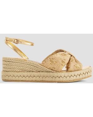 Jimmy Choo Aella 60 Sandal - Metallic