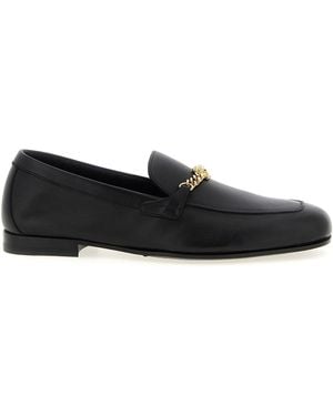 Versace Chain Medusa Detail Loafer - Black