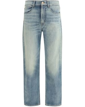 7FOR Easy Straight Jeans Cotton; Elastane - Blue
