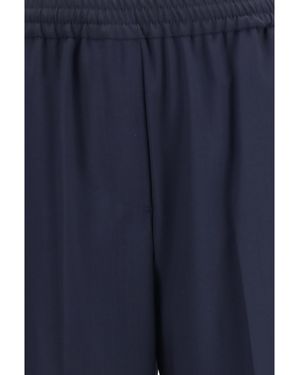 Weekend by Maxmara Trousers Mallo Trousers - Blue
