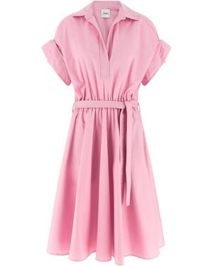 Nude Chemisier Dress Cotton - Pink