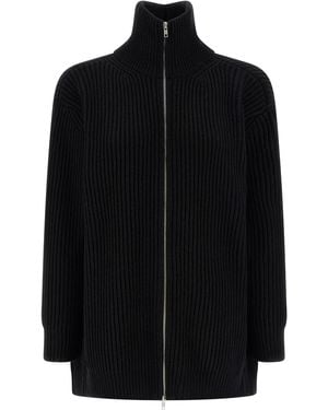 MM6 by Maison Margiela Wool Short Dress - Black