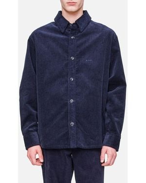 A.P.C. Surchemise Bobby - Blue