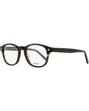 Bally Rectangular Eyeglasses By5019 052 50Mm Plastic (Acetate) - Black