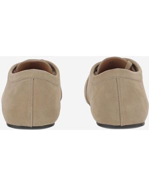 Tod's Suede Loafers Calfskin - Natural