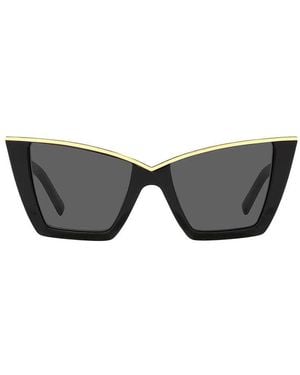 Saint Laurent Sl570 002- Mirror Sunglasses - Gray