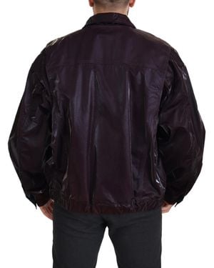 Dolce & Gabbana Dolce & Gabbana Nylon Collared Jacket - Blue