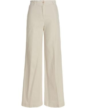 Nude Wide Leg Jeans - White