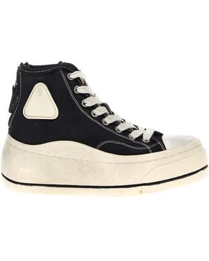 R13 High Top Trainers - Blue