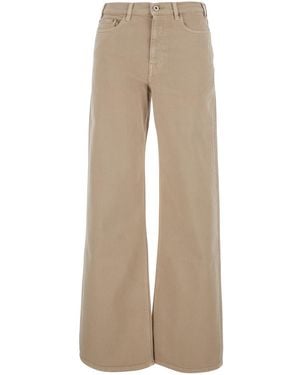 AG Jeans Jeans New Baggy Denim Cotton - Natural