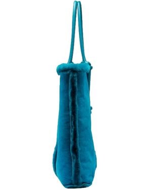 Bottega Veneta Tote Bag Bolster Sherling Shoulder - Blue