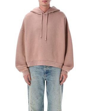 Acne Studios Rubber Stamp Logo Hoodie - Blue