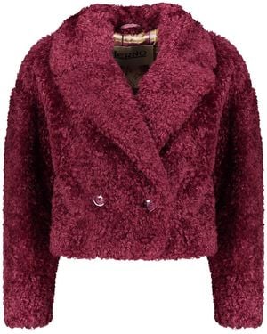 Herno Faux Fur Jacket - Red