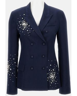 Des Phemmes Jackets Pl Vi Wo El - Blue