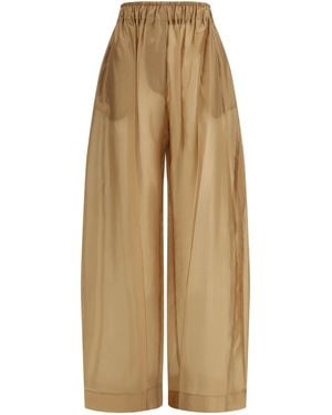 THE LATEST Dora Trousers Lyocell; Polyester - Natural