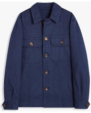 Doppiaa Aamenofi Overshirt Coats & Jackets - Blue