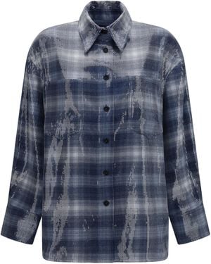 Pinko Orchidea Sequin Shirt - Blue