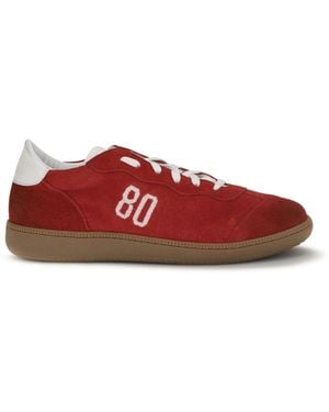 Be980 Harvard 1 Sneakers Upper: Suede; Sole: Rubber - Red
