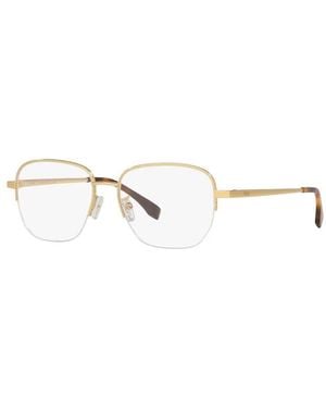 Fendi Eyeglasses Square Semi Rim, Frame And Clear Demo Lens Fe50106F030 - Metallic