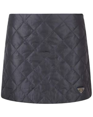 Prada Skirts Recycle Polyamide - Black