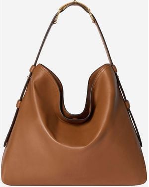 Gucci Beatrix Large Shopping Bag Calfskin Shoulder - Brown