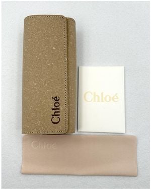 Chloé Ch0189O 003 Recycled Acetate Occhiali Vista - Natural