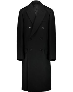 Wardrobe NYC Hailey Bieber Coat Virgin Wool Cappotto - Black