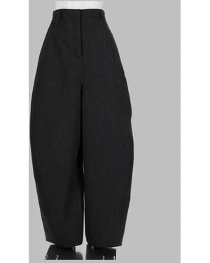 Balenciaga Barrel Trousers Wool - Black