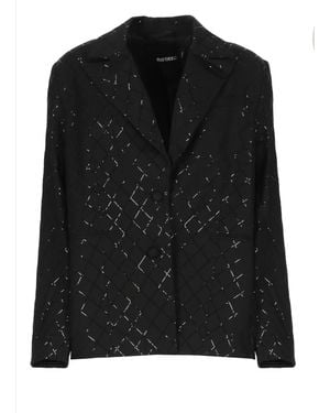 ROTATE BIRGER CHRISTENSEN Jacket With Paillettes - Black