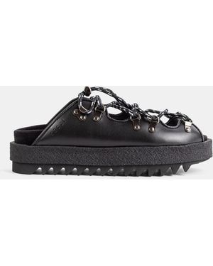 Sacai Treck Slides Mule Sandal - Black
