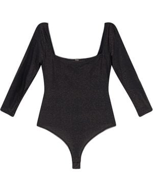 BOSS Lurex Bodysuit - Black
