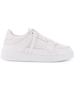 Represent Apex Leather And Suede Sneakers - White