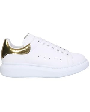 McQueen Leather Trainers - White
