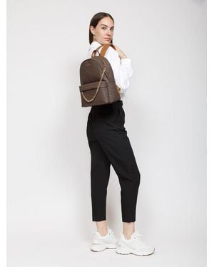 Michael Kors Backpack 89.Coated Canvas Bags Backpacks - White