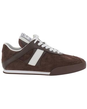 Chloé Low Top Suede Sneakers Polyester Sneakers - Brown