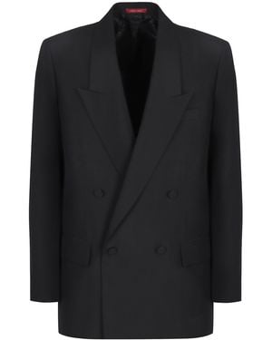 Gucci Double-Breasted Jacket - Black
