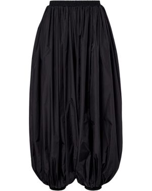 Alaïa Gathered Balloon Trousers - Blue