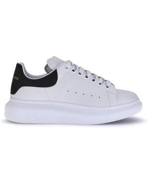 McQueen Leather Sneakers - White