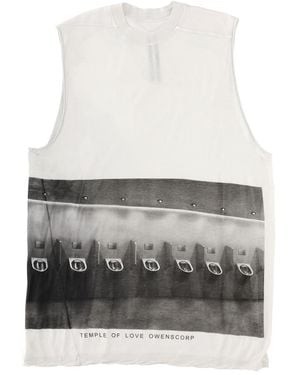 Rick Owens Top Jumbo Cotton Tops - Gray